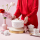 Cocotte Redonda con Corazones 22cm - L'Amour Blanco - Le Creuset LE CREUSET LC21177228451450
