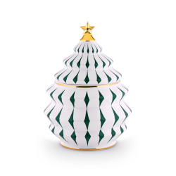 Frasco de Biscoitos em Porcelana Verde - Delight - Alessi