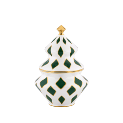 Recipiente para Bombones en Porcelana Verde - Delight - Alessi ALESSI ALESNZ03GR