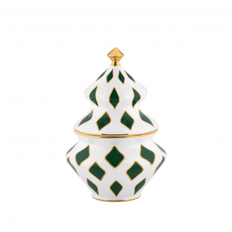 Recipiente para Bombones en Porcelana Verde - Delight - Alessi ALESSI ALESNZ03GR