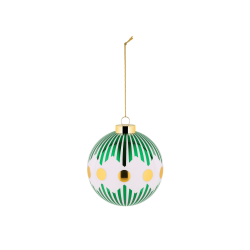 Bola de Natal Riscas e Bolas Verde - Delight - Alessi ALESSI ALESNZ041GR