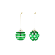 Set of 2 Christmas Balls Set2 - Delight Green - Alessi ALESSI ALESNZ04SET2GR