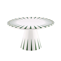 Prato para Bolo com Pé Verde - Delight - Alessi