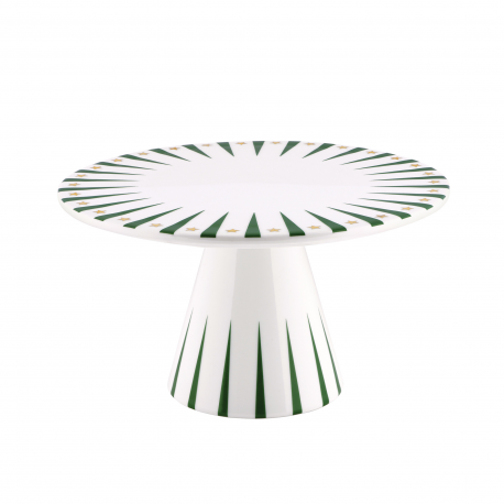 Plato para Pasteles con Pie Verde - Delight - Alessi ALESSI ALESNZ05GR
