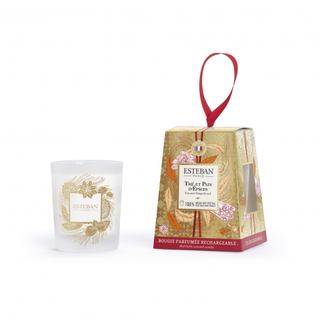 Vela Perfumada 180gr Tea & Gingerbread - Christmas Edition - Esteban Parfums ESTEBAN PARFUMS ESTELN-199