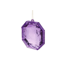 Purple and Pink Facet Jewel Ornament 17cm Purple And Pink - Goodwill GOODWILL GWPL52812