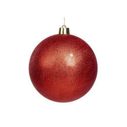 Red Christmas Bauble with Glitter 30cm Red With Glitter - Goodwill GOODWILL GWUG60073
