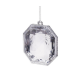 Ornamento Joia Facetada Prateado 10cm - Goodwill GOODWILL GWPL52824