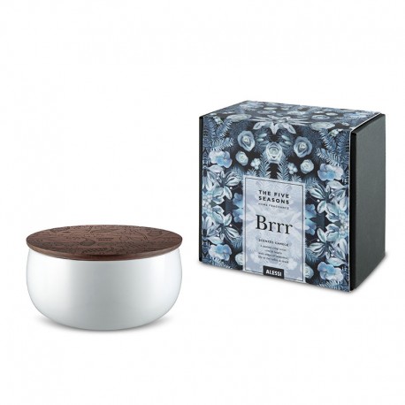 Vela Perfumada Brrr - The Five Seasons Branco - Alessi ALESSI ALESMW62L 1W