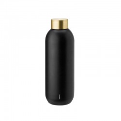 Botella de Agua 750ml - Collar Negro E Dorado - Stelton