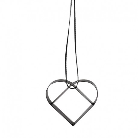 Heart Ornament Small Black - Figura - Stelton STELTON STT10600-1