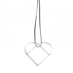 Ornamento Coração Pequeno Branco - Figura - Stelton STELTON STT10600-2