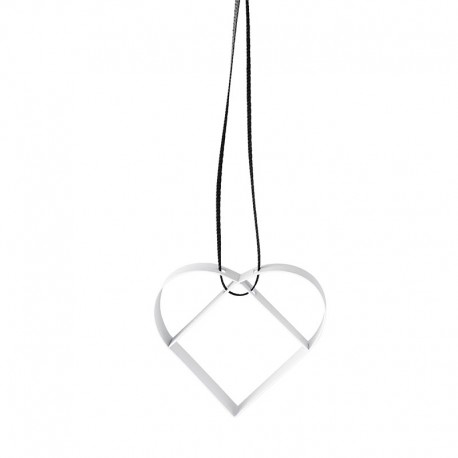 Ornamento Coração Pequeno Branco - Figura - Stelton STELTON STT10600-2