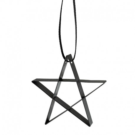 Star Ornament Small Black - Figura - Stelton STELTON STT10603-1