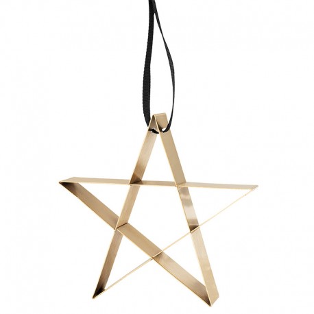 Ornamento Estrela Grande Dourado - Figura - Stelton STELTON STT10607