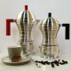 Cafeteira para Café Expresso 150ml - Pulcina Cinza E Vermelho - Alessi ALESSI ALESMDL02/3R