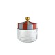 Jar with Hermetic Lid 500ml - Circus Red, White And Transparent - Alessi ALESSI ALESMW30/50