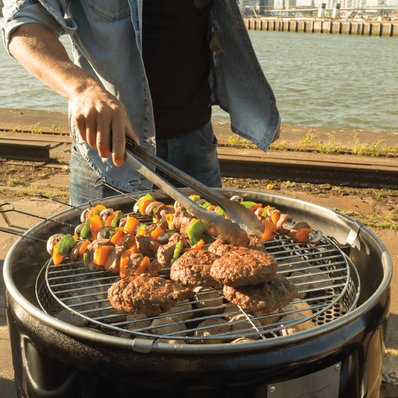 Big Barbecue Ø57X87Cm Black - Barrelq