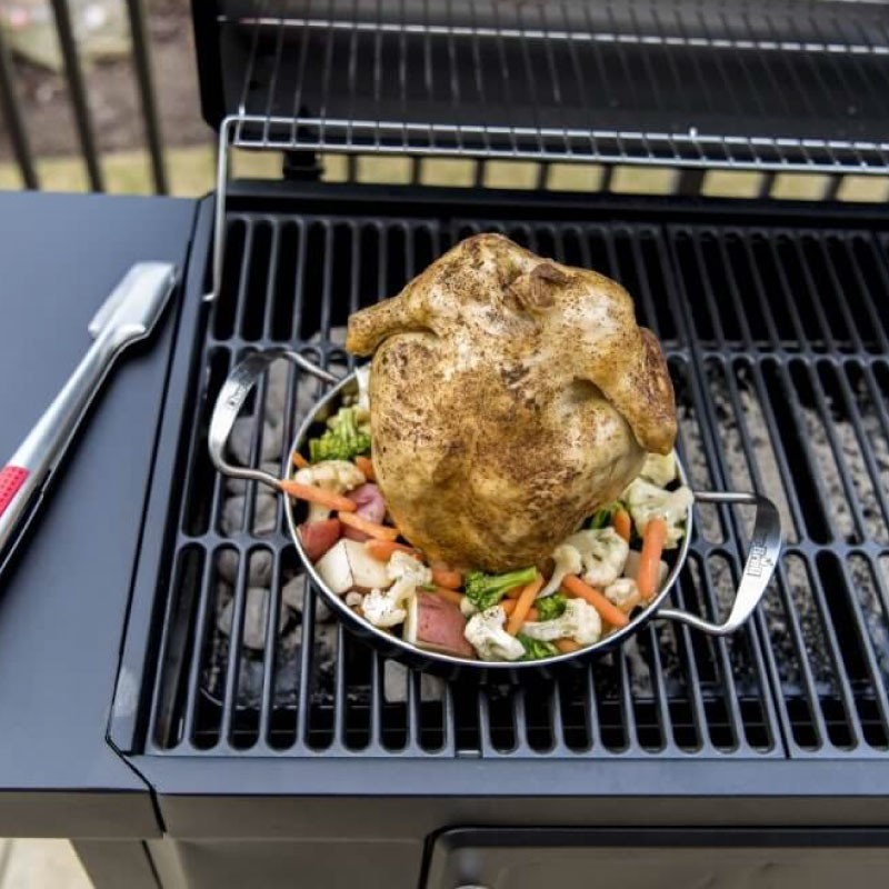 Beer Can Chicken Roaster Steel Charbroil