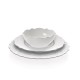 Conjunto de 4 Pratos de Sopa - Dressed Branco - Alessi ALESSI ALESMW01/2