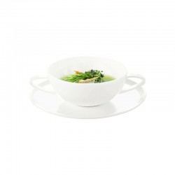 Soup Cup With Saucer - À Table White - Asa Selection