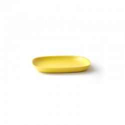 Prato Pequeno 18Cm Amarelo - Gusto Amarelo (limão) - Biobu