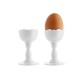 Egg Cup with Spoon White - Dressed - Alessi ALESSI ALESMW14SETW