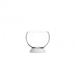Set of 6 Glasses With Ring - Sfera Transparent And White - Italesse ITALESSE ITL33306SW