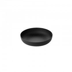 Round Basket ø21cm Black - Extra Ordinary Metal - Alessi
