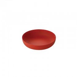 Round Basket ø21cm Red - Extra Ordinary Metal - Alessi