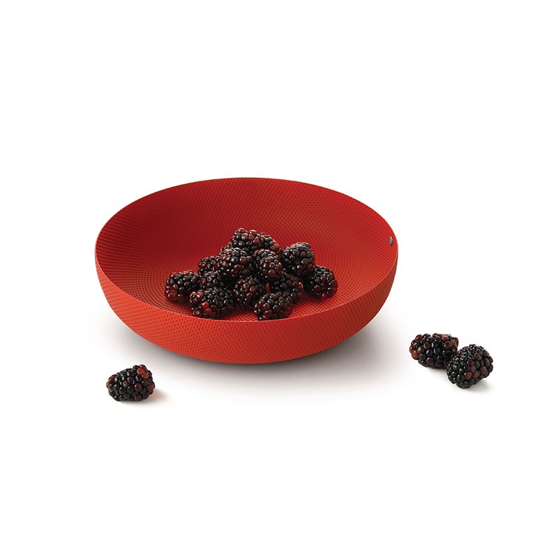 Cesta de Fruta ø21cm Rojo - Extra Ordinary Metal - Alessi