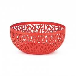 Frutero Perforado Ø21Cm - Cactus! Rojo - Alessi