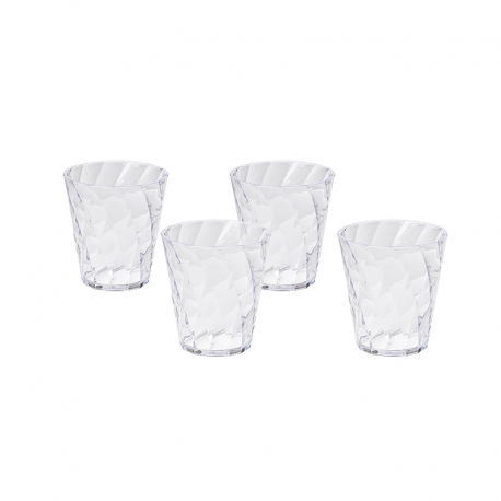 Set de 4 Vasos Bajos Transparente - Diamond - Omada OMADA OMM5363TR