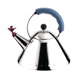 Kettle Small Bird-Shaped Whistle Light Blue - Alessi ALESSI ALES9093