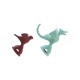 Set of 2 Whistles - 9093 Red And Light Green - Alessi ALESSI ALESMGWHS2