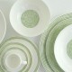 Set of 4 Saucers for Tea Cups – Acquerello White And Green - A Di Alessi A DI ALESSI AALEAGV31/79