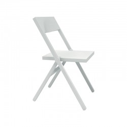 Folding and Stackable Chair White – Piana - Alessi ALESSI ALESASPN9001