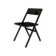 Folding and Stackable Chair Black – Piana - Alessi ALESSI ALESASPN9017