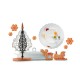 Árbol de Mesa - Dressed for X-mas Acero Y Madera - Alessi ALESSI ALESMW51