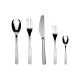 Cutlery Set 5 Pieces - Knifeforkspoon Steel - A Di Alessi A DI ALESSI AALEAJM22S5M