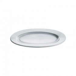 Oval Serving Plate – PlateBowlCup White - A Di Alessi A DI ALESSI AALEAJM28/22