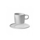 Set of 4 Saucers for Mocha Cups – PlateBowlCup White - A Di Alessi A DI ALESSI AALEAJM28/77