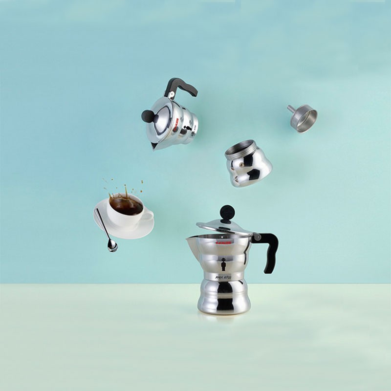 Espresso Coffee Maker 150ml Moka Alessi Steel A Di Alessi