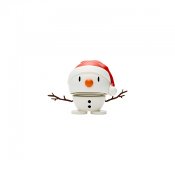 Pai Natal Boneco de Neve Pequeno Branco - Hoptimist