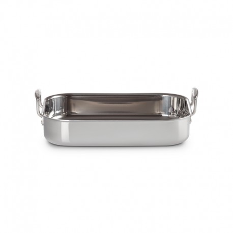 Travessa Assadora Retangular 35cm - Triply Inox - Le Creuset LE CREUSET LC96102270000000
