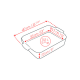 Rectangular Baker 40cm Blue - Appolia - Peugeot Saveurs PEUGEOT SAVEURS PG60039