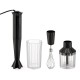 Hand Blender with Accessories Black - Plissé - Alessi ALESSI ALESMDL10SB