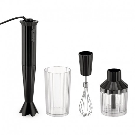Batidora de Mano con Accesorios Negro - Plissé - Alessi ALESSI ALESMDL10SB