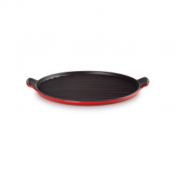Ribbed Bistro Griddle 32cm Cerise - Le Creuset