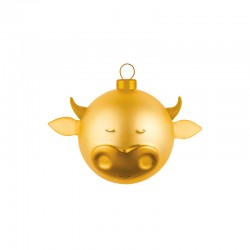 Christmas Bauble Golden – Bue - A Di Alessi